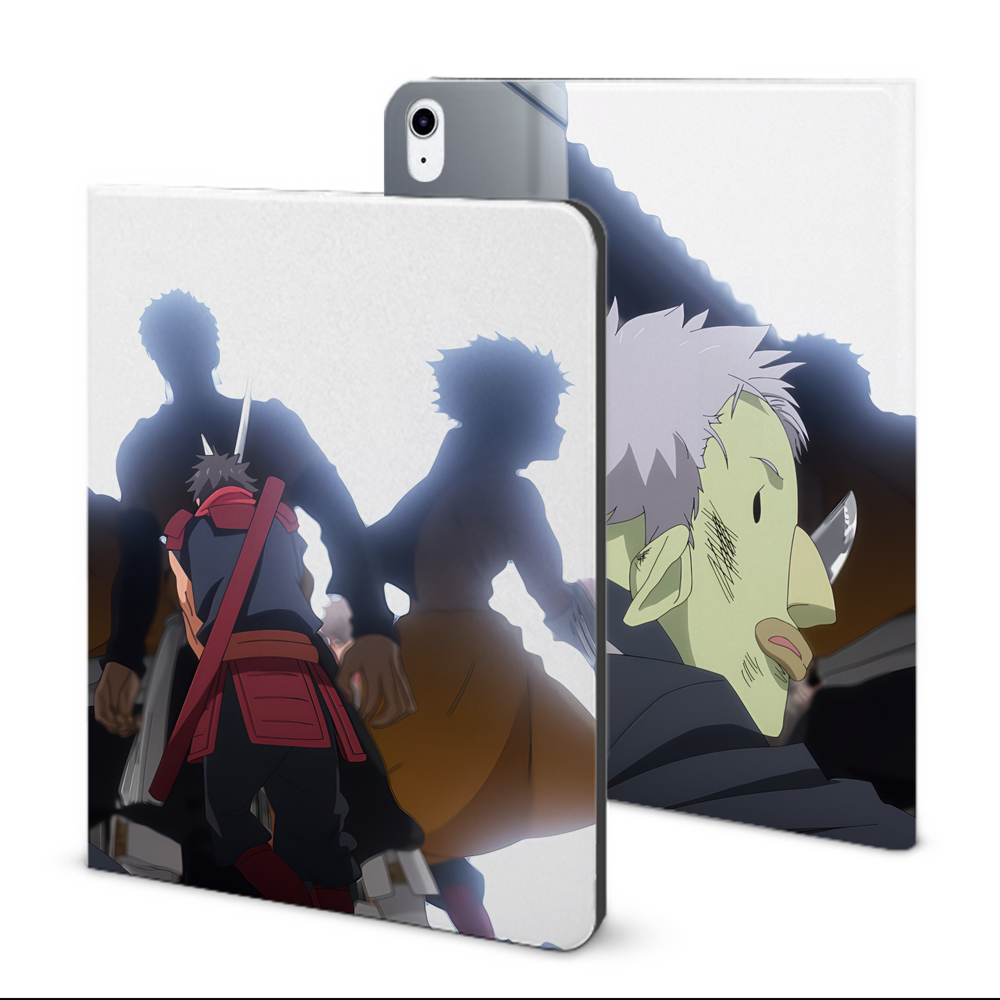 （画像用） 転スラ Regarding Reincarnated to Slime IPad ケース ブック型 PUレザー TPU 耐衝撃 軽量 薄型 ペン収納なし 全面保護 IPad 各モデル対応